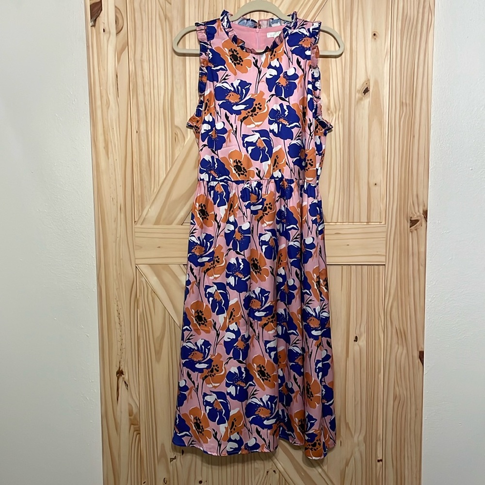 JADE Floral Midi Dress